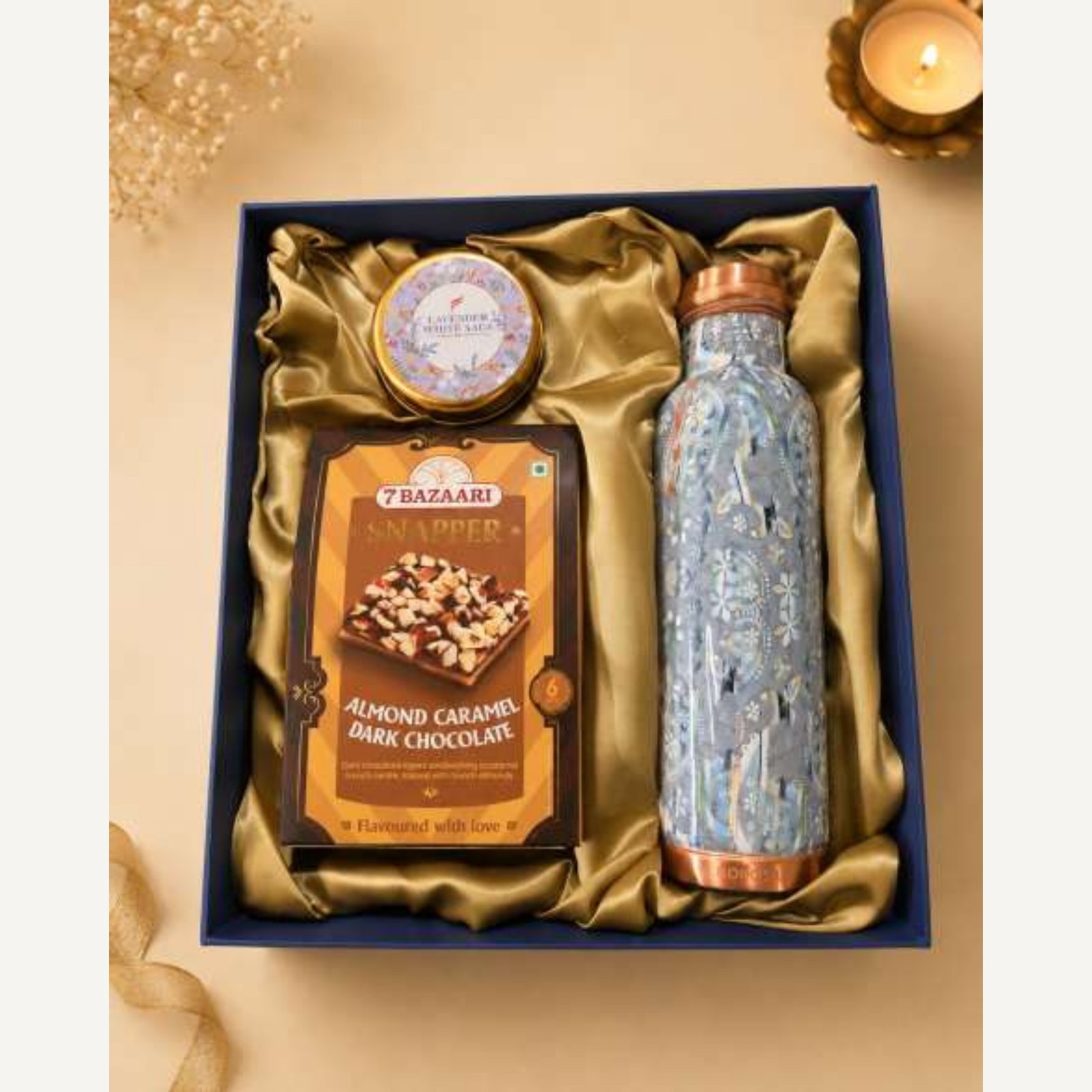 The Regal Festive Chest, a corporate Diwali hamper by Iconiq Gifts.
